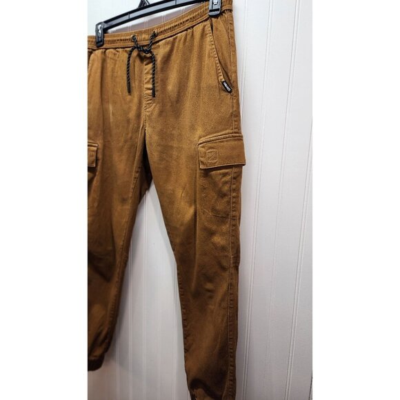 Hawk Cargo Jogger Pants With Drawstring Waist Medium - Picture 2 of 15